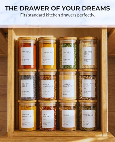 22% Off Bloomondo Spice Jars with Labels - Image 3