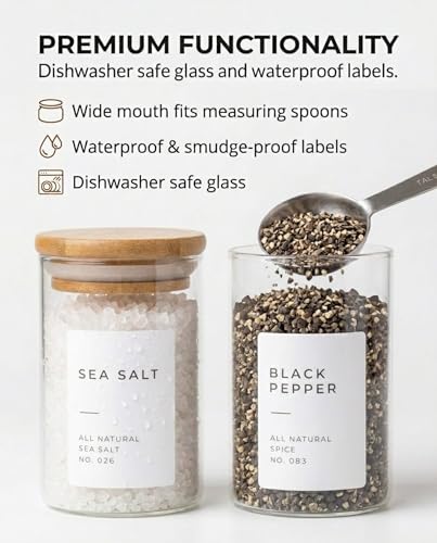 22% Off Bloomondo Spice Jars with Labels - Image 5