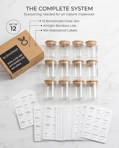 22% Off Bloomondo Spice Jars with Labels - Image 7