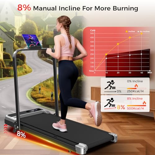 25% Off Walking Pad Treadmill with 8% Incline - Image 6