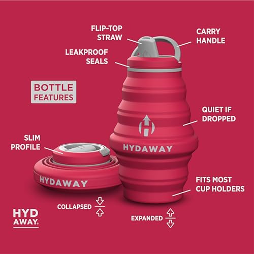 HYDAWAY 17oz Collapsible Water Bottle - Best Value Deal - Image 6