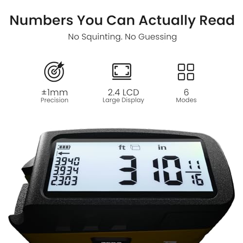 24% Off Digital Tape Measure | ACPOTEL 16ft Rechargeable - Image 3