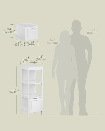 15% Off VASAGLE Storage Cabinet Corner Unit - Image 4