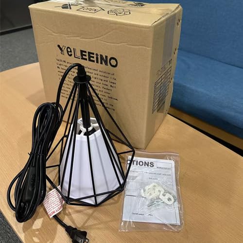 50% Off YeLEEiNO Vintage Industrial Plug-in Pendant Light - Image 5