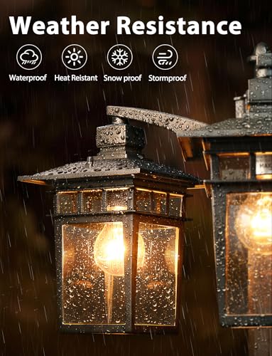 16% Off APOTO 3-Head Motion Sensor Lamp Post - Image 7