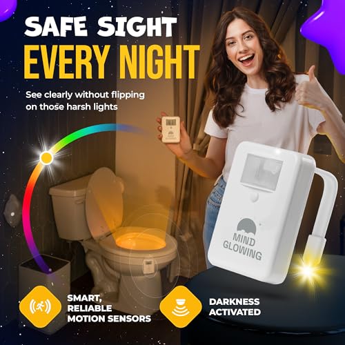 30% Off Motion Sensor Toilet Light – Night Light Fun - Image 3