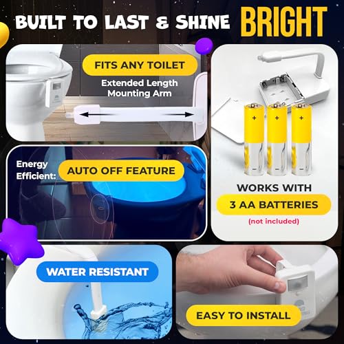 30% Off Motion Sensor Toilet Light – Night Light Fun - Image 6