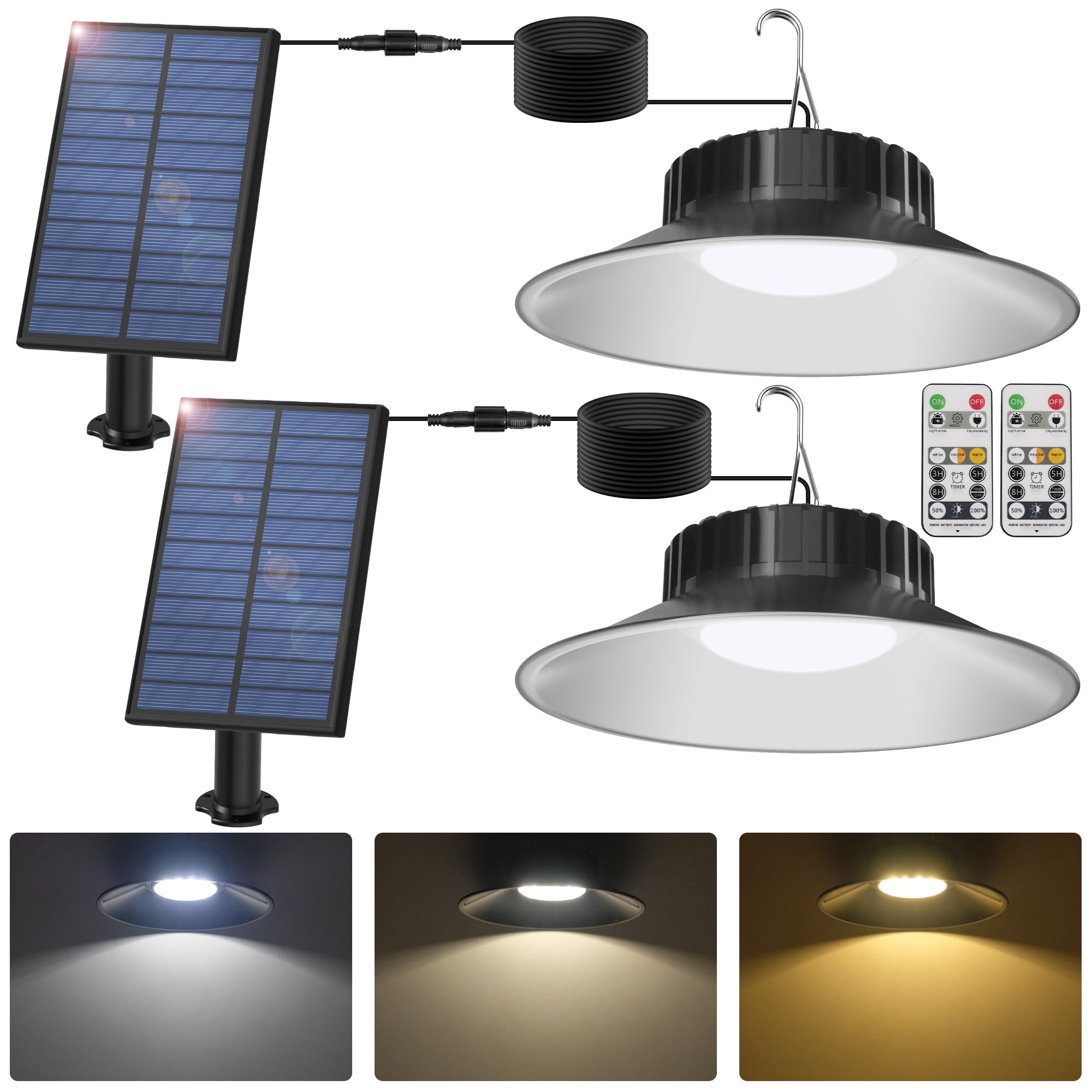 30% Off: T-SUN Solar Shed Lights with Remote
