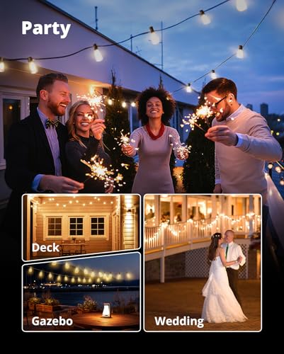 30% Off VIPAR 100ft Outdoor LED String Lights - Image 7
