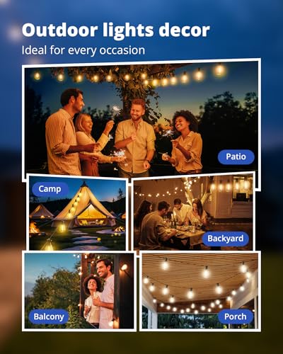 30% Off VIPAR 100ft Outdoor LED String Lights - Image 8