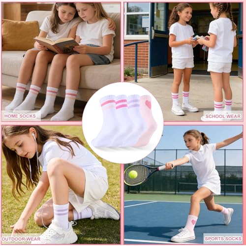 50% Off Cute Cotton Socks for Girls – 6 Pairs Set - Image 3