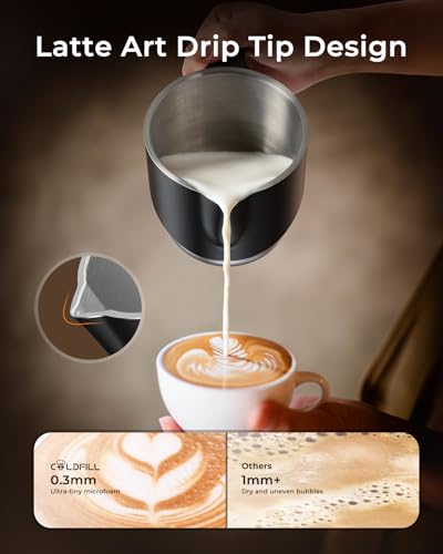 56% Off COLDFILL 8-in-1 Milk Frother & Steamer - Image 5