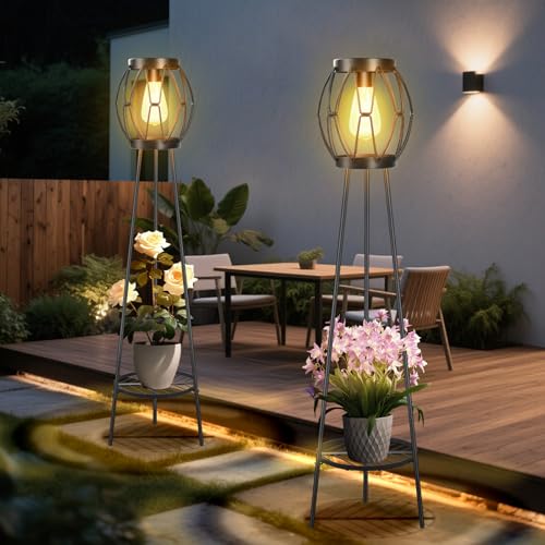 11% Off 2 Pack Solar Lights with Plant Stands - Image 3