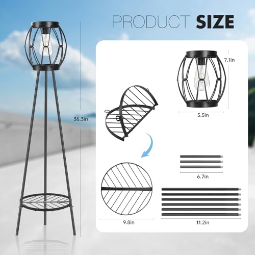 11% Off 2 Pack Solar Lights with Plant Stands - Image 7