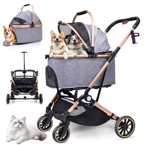 50% Off 3-in-1 Pet Stroller for Medium Dogs & Cats - Image 2