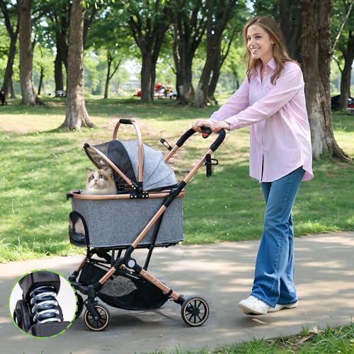 50% Off 3-in-1 Pet Stroller for Medium Dogs & Cats - Image 3