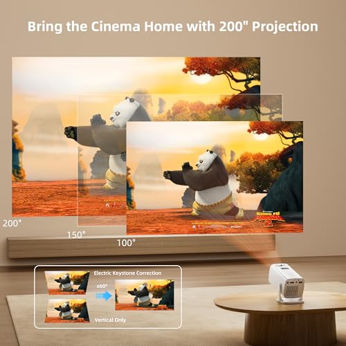 20% Off Mini Projector 1080P Full HD with 270° Rotation - Image 6