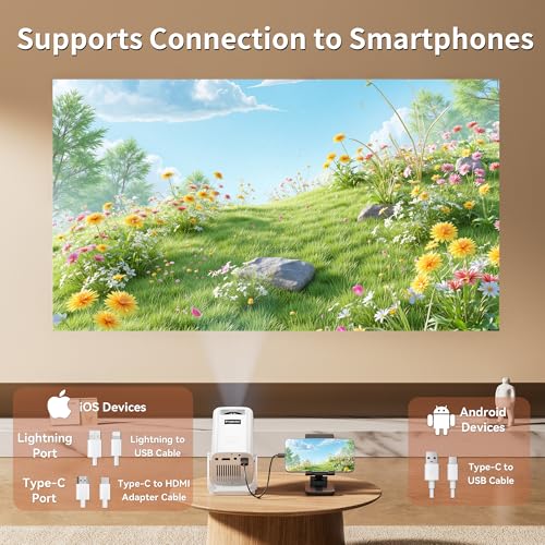 20% Off Mini Projector 1080P Full HD with 270° Rotation - Image 7
