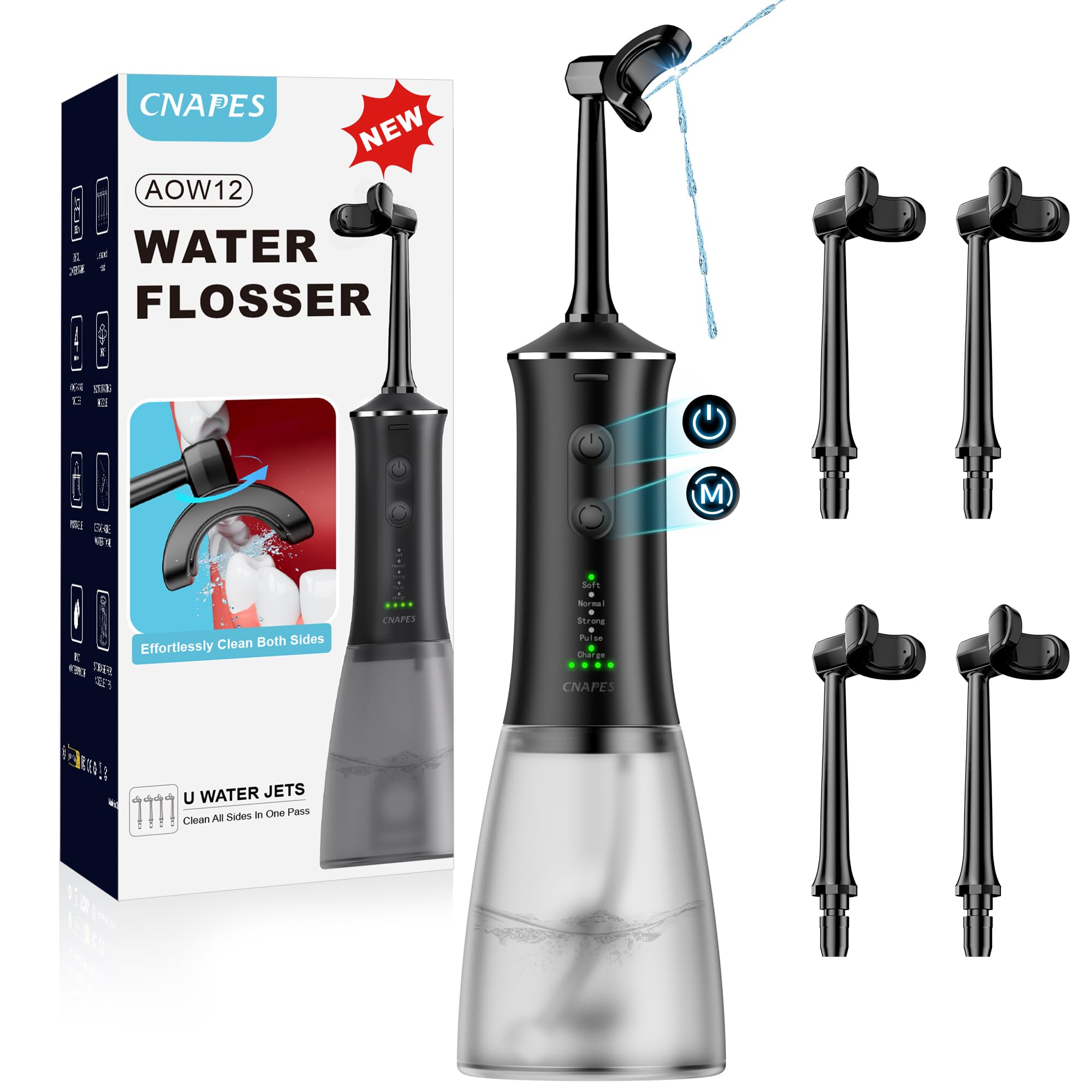 Save 50% on Wireless U-Shape Dental Water Flosser
