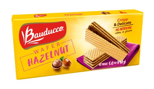 Bauducco Hazelnut Wafers - Crispy Wafer Cookies, 5 oz - Image 2