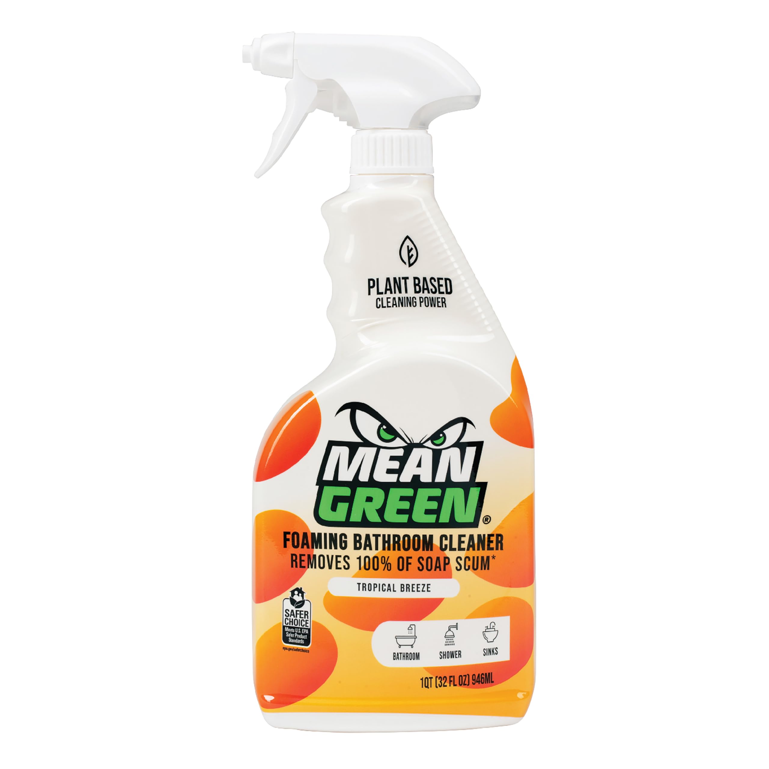 Mean Green Foaming Bathroom Cleaner Spray, 32 oz – Price Drop