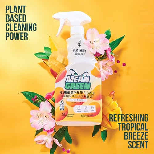 Mean Green Foaming Bathroom Cleaner Spray, 32 oz – Price Drop - Image 6