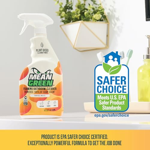 Mean Green Foaming Bathroom Cleaner Spray, 32 oz – Price Drop - Image 8