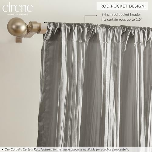 33% Off Elrene Faux Silk Curtain & Valance Set - Image 4