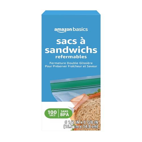 10% Off Amazon Basics Sandwich Bags - 100 Ct - Image 5