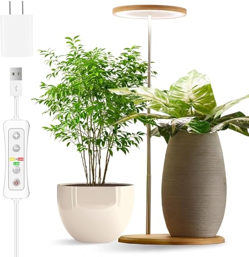 50% Off yadoker Bamboo LED Grow Light with Timer - Image 2