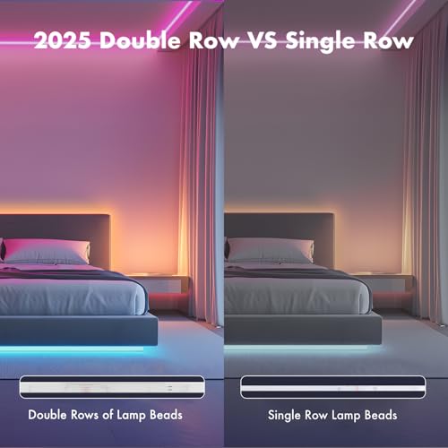 59% Off 100FT RGB LED Strip Lights with Music Sync - Image 5