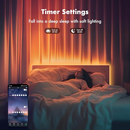 59% Off 100FT RGB LED Strip Lights with Music Sync - Image 6