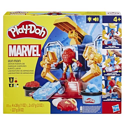 49% Off Play-Doh Marvel Iron Man Armor Maker Lab Playset - Image 3
