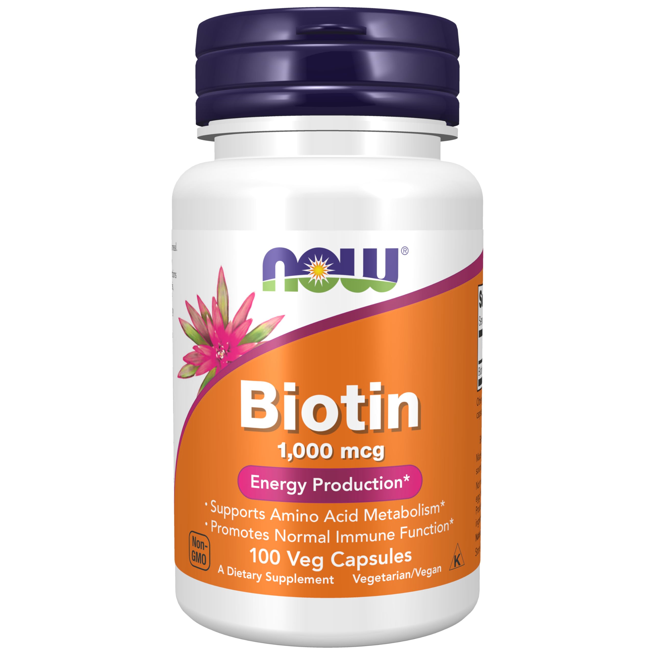 42% Off NOW Biotin 1,000 mcg - 100 Capsules Deal