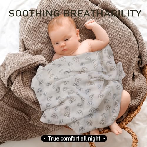 50% Off Muslin Baby Burp Cloths 6-Pack – Ultra Soft & Large - Image 3