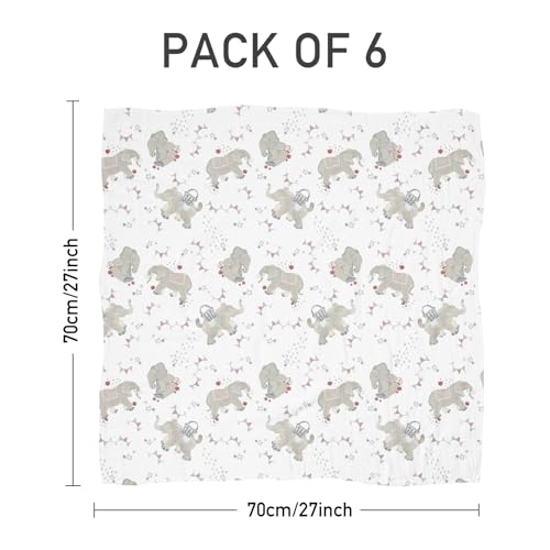 50% Off Muslin Baby Burp Cloths 6-Pack – Ultra Soft & Large - Image 5