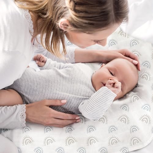 50% Off Muslin Baby Burp Cloths 6-Pack – Ultra Soft & Large - Image 6