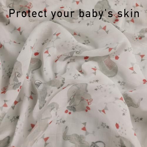 50% Off Muslin Baby Burp Cloths 6-Pack – Ultra Soft & Large - Image 7
