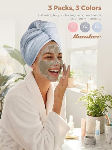 53% Off Hicober Microfiber Hair Towel Wrap 3-Pack - Image 6