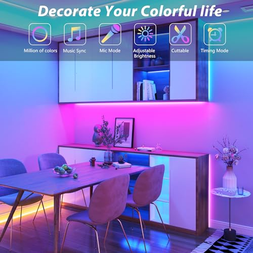11% Off GANZQH 100FT LED Lights with Music Sync & App - Image 3