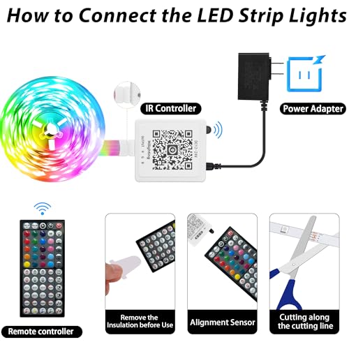 11% Off GANZQH 100FT LED Lights with Music Sync & App - Image 5