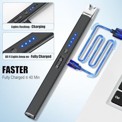 39% Off LcFun 2-Pack USB Rechargeable Candle Lighters - Image 5