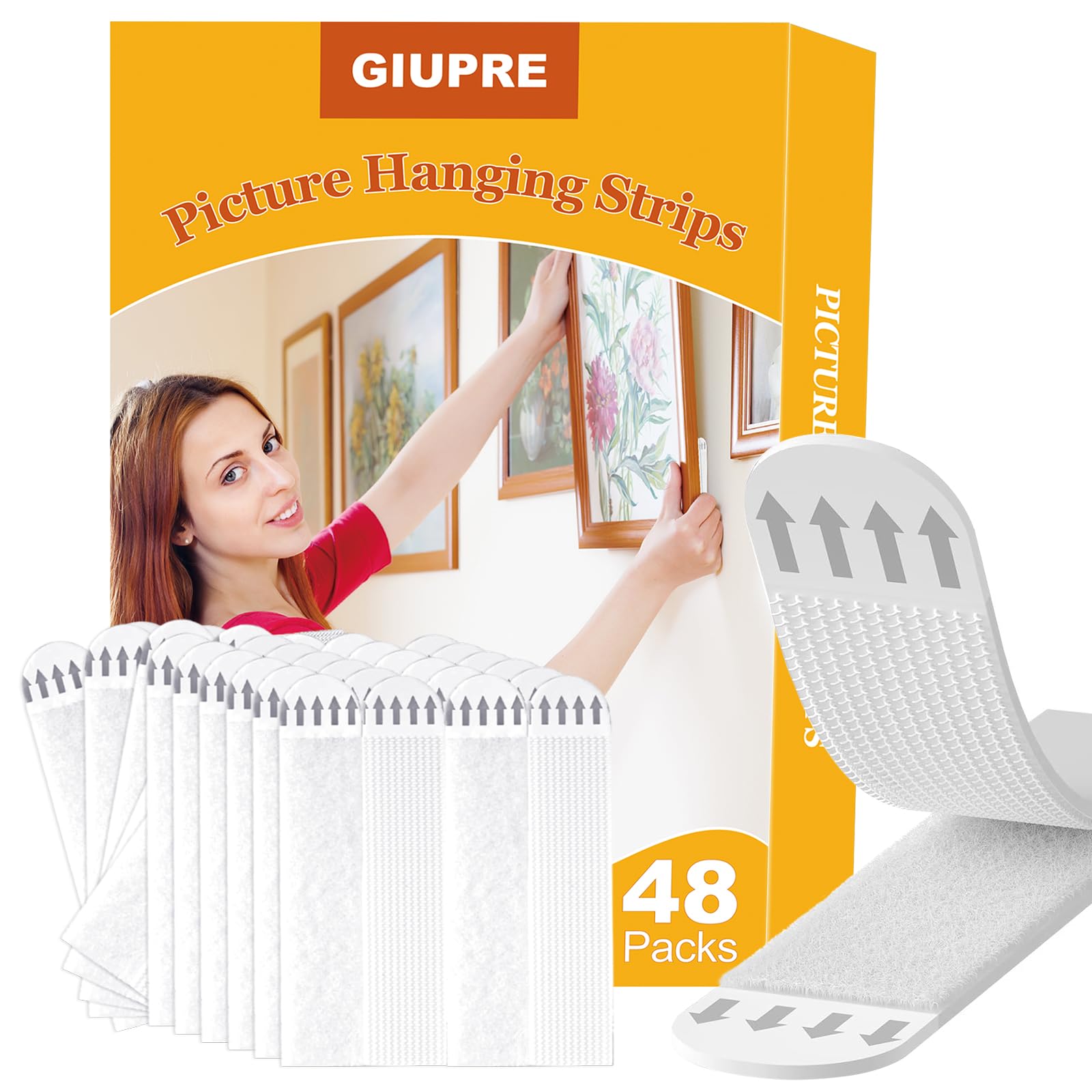 20% Off GIUPRE Picture Hanging Strips - 24 Pairs