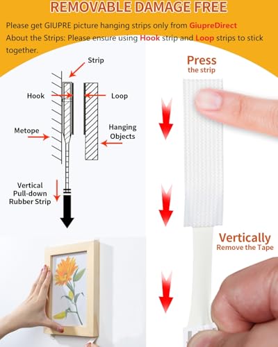 20% Off GIUPRE Picture Hanging Strips - 24 Pairs - Image 4