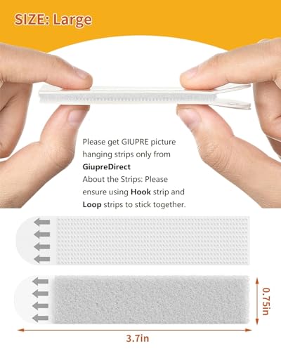 20% Off GIUPRE Picture Hanging Strips - 24 Pairs - Image 7
