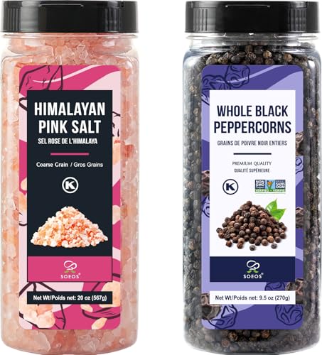 5% Off Soeos Himalayan Pink Salt & Black Peppercorn Set - Image 2