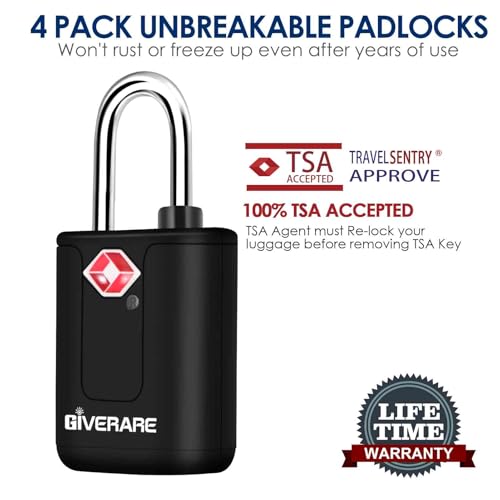4 Pack TSA Approved Luggage Locks on Sale - 64% Off - Image 5