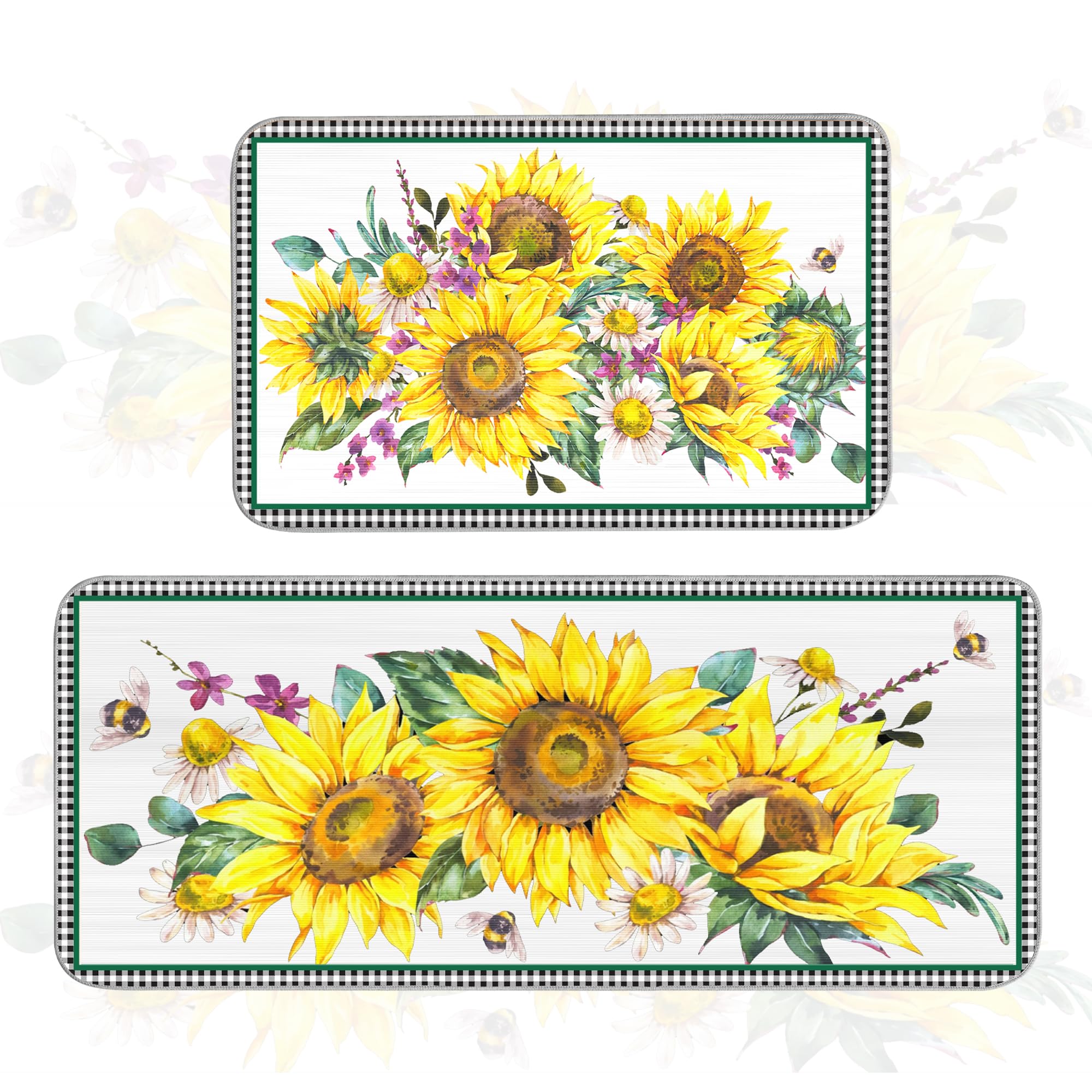 49% Off Sunflower Kitchen Rug Set - Only $8.73