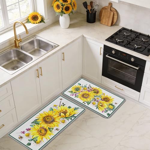 49% Off Sunflower Kitchen Rug Set - Only $8.73 - Image 3