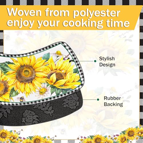 49% Off Sunflower Kitchen Rug Set - Only $8.73 - Image 5